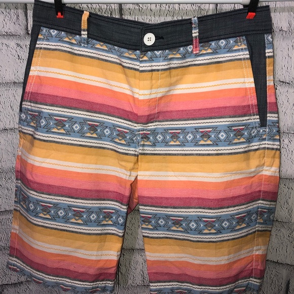 Bar III Other - Men’s Aztec shorts neon bar III size 32
